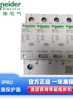 施耐德IPRU浪涌保护器10-120kA 1P/2P/3P/4P配装遥信远程指示触点