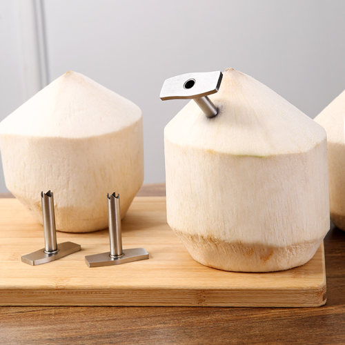 不锈钢椰子椰青开孔神器