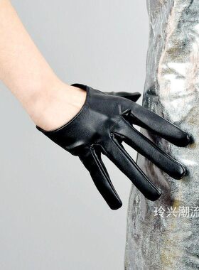 qq手套触屏黑超短镜面广陵王