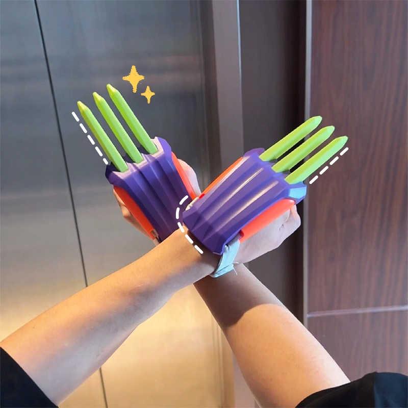 快看,我的萝卜金钢狼爪也太酷了