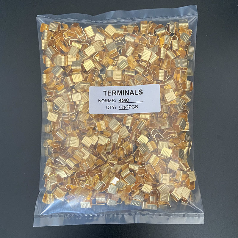 1000只铜扣DJ-454C并线扣接线端子电线连接器冷压压线扣中间接头