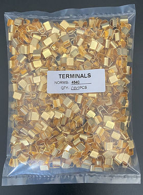1000只铜扣DJ-454C并线扣接线端子电线连接器冷压压线扣中间接头