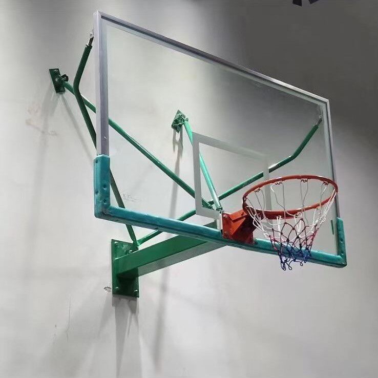 91300标准篮球板壁挂式篮球架手摇升降标准篮板篮球架壁挂