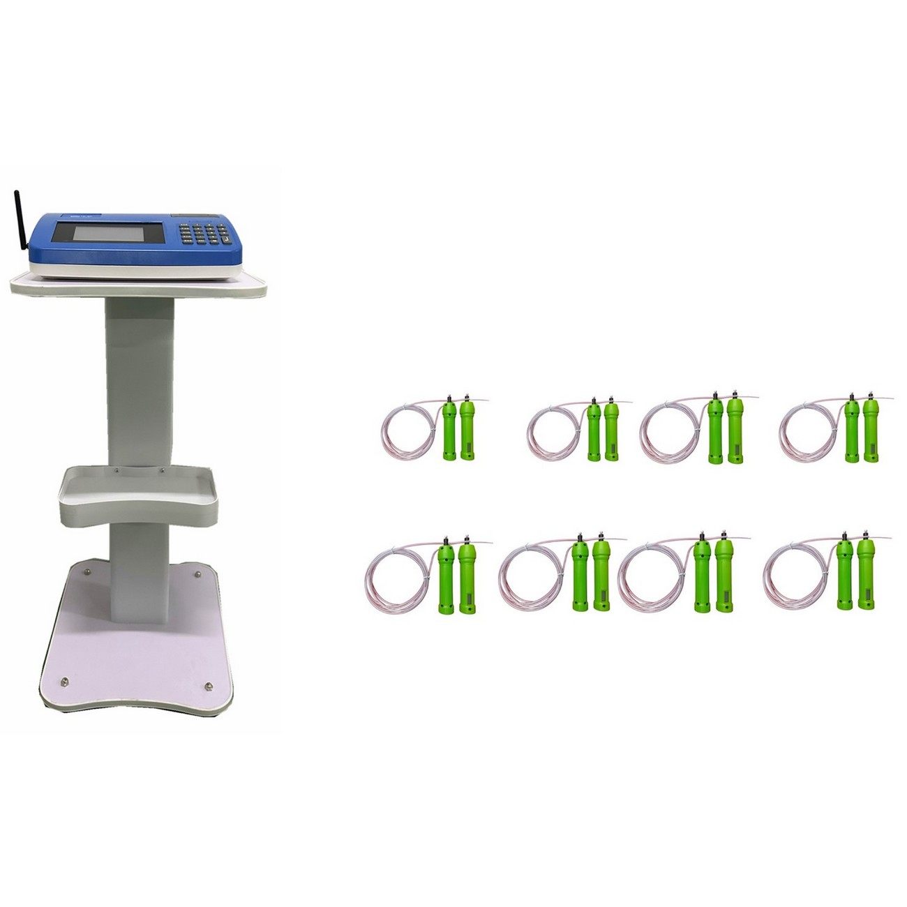 智能型10人测跳绳测试仪器学校学生跳绳计数器10人测跳绳测试仪