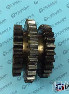 配件.上海重型机床厂C61100 C61125车床机床配件三联齿轮 34303铣