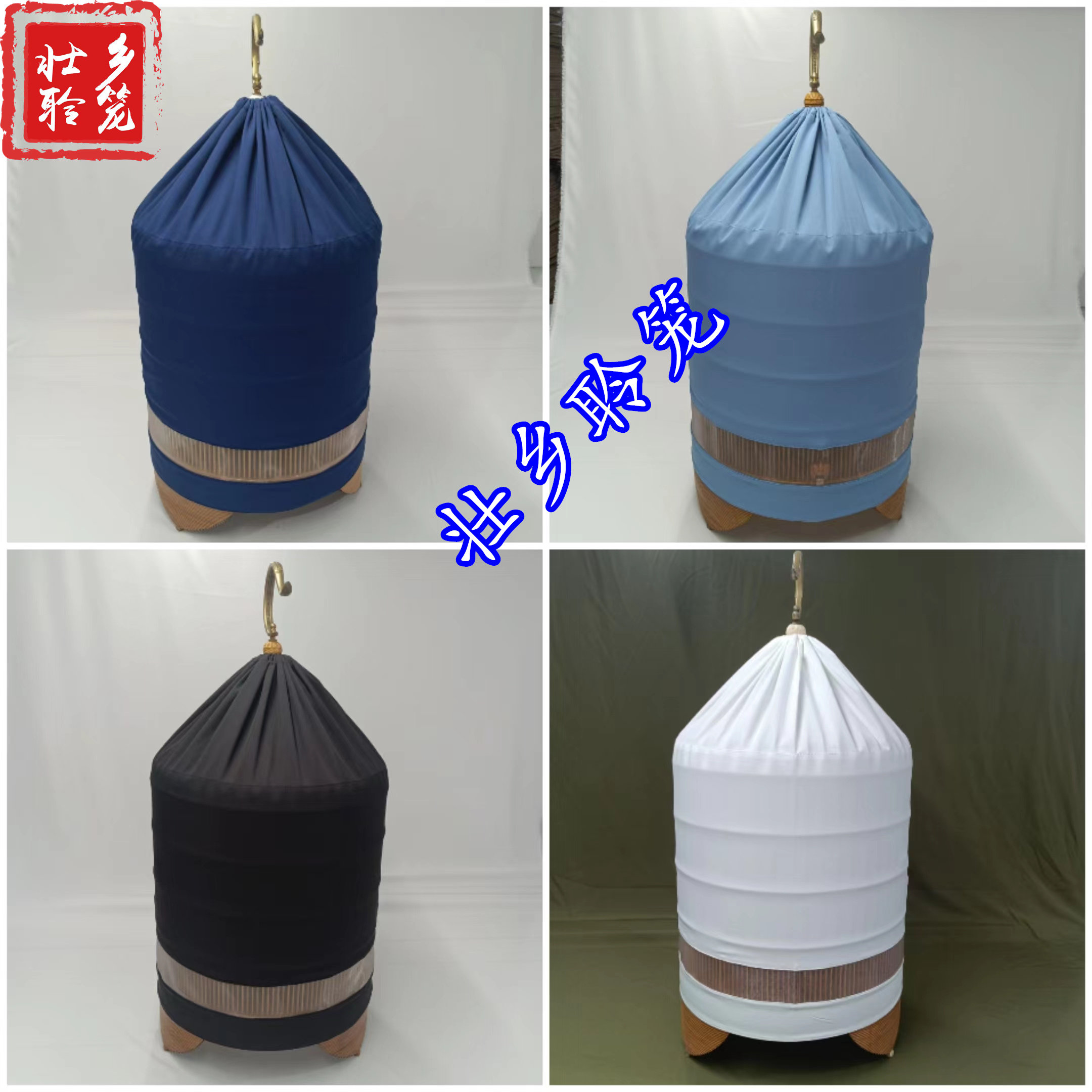 新款夏季广笼笼衣透气纱网纯色双层笼布广式画眉鸟笼配件2836公分