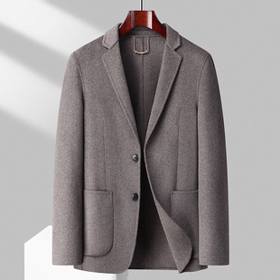 露露酱NN 外套轻奢风 商务西服男宽松单排扣羊毛西装