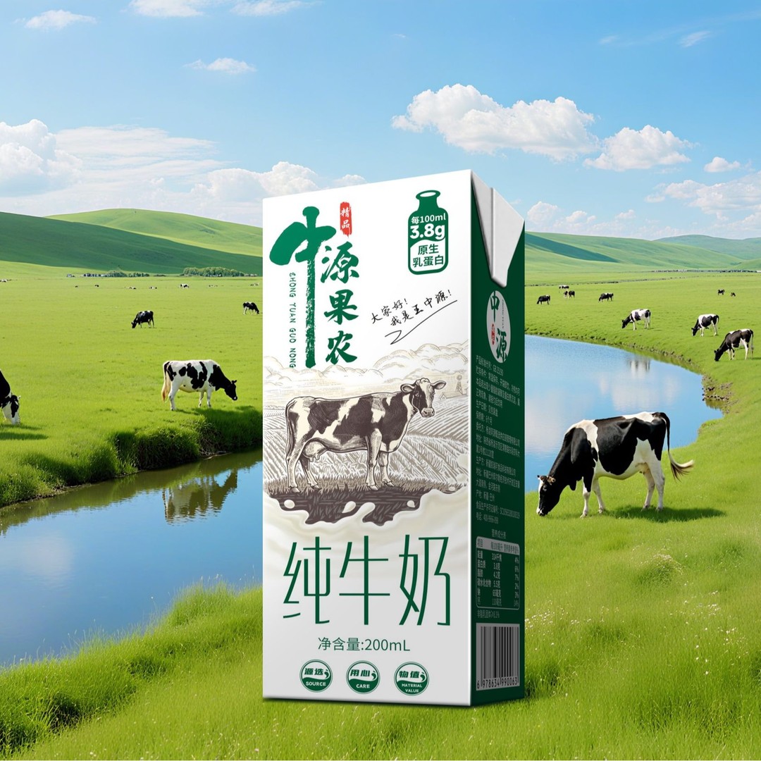 【普通装 中通 27/28号发货】新疆纯牛奶巴音布鲁克草原限定牧场