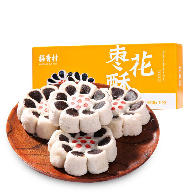 稻香村糕点枣花酥枣泥糕小吃零食稻香村食品点心茶点正宗北京特产