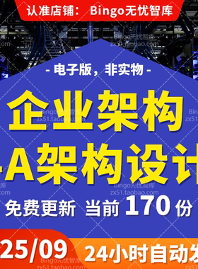 企业4A架构设计安全营销数据业务应用技术架构TOGAF信息化规划