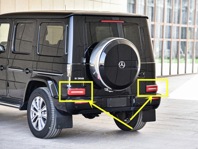 适配奔驰大G尾灯G500G55倒车灯G65灯罩W463刹车灯G350尾灯半总成