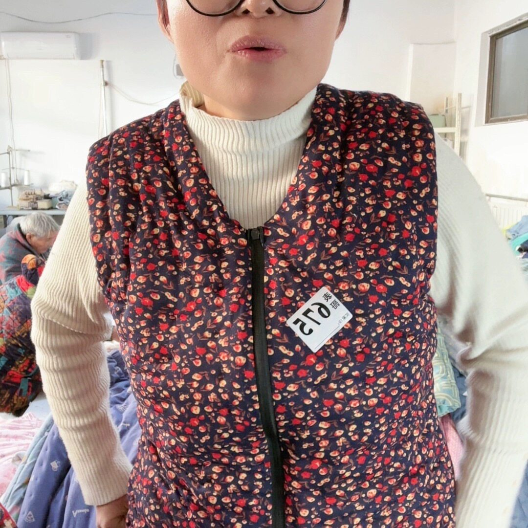 手工棉花马甲 中老年人女式马夹马夹