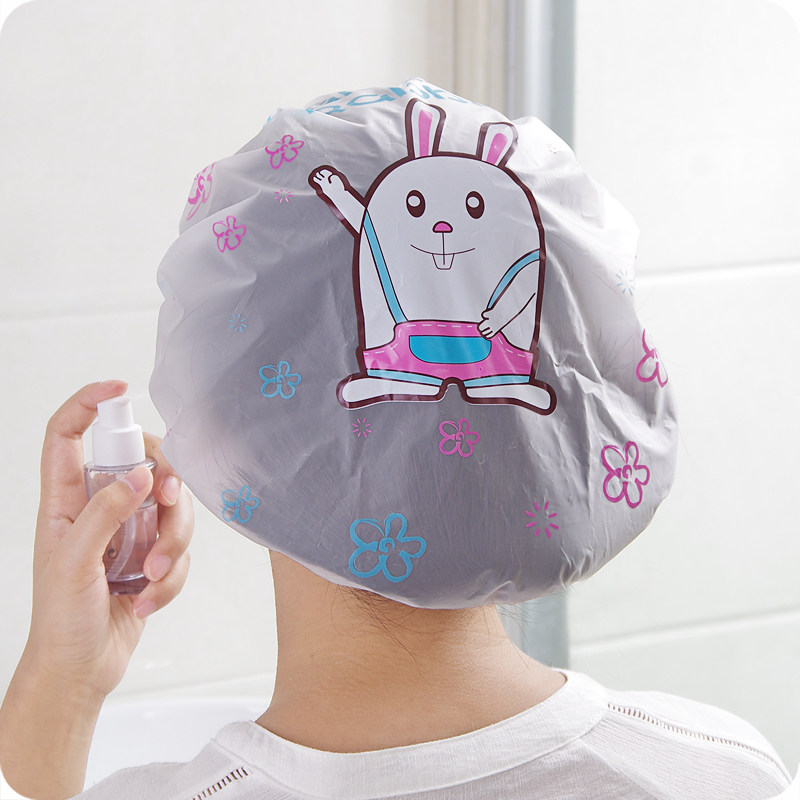 洗澡头套卡通防水浴帽防油烟帽沐浴帽洗澡头套炒菜帽加厚浴帽1个在类目 家庭/个人清洁工具, 个人洗护清洁用具, 浴帽中 - 来自Buy2taobao.com提供专业的淘宝代购服务