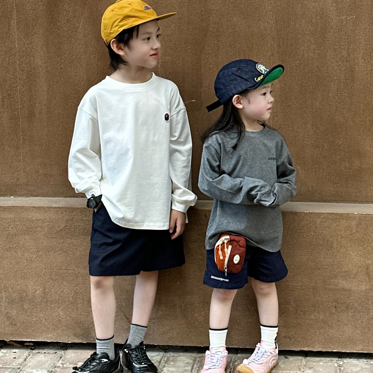 男童长袖t恤纯棉2025秋季新款帅气时髦儿童圆领上衣超好看兄妹装,童装/婴儿装/亲子装,T恤,淘宝优惠券,粉丝福利购,淘宝优惠卷