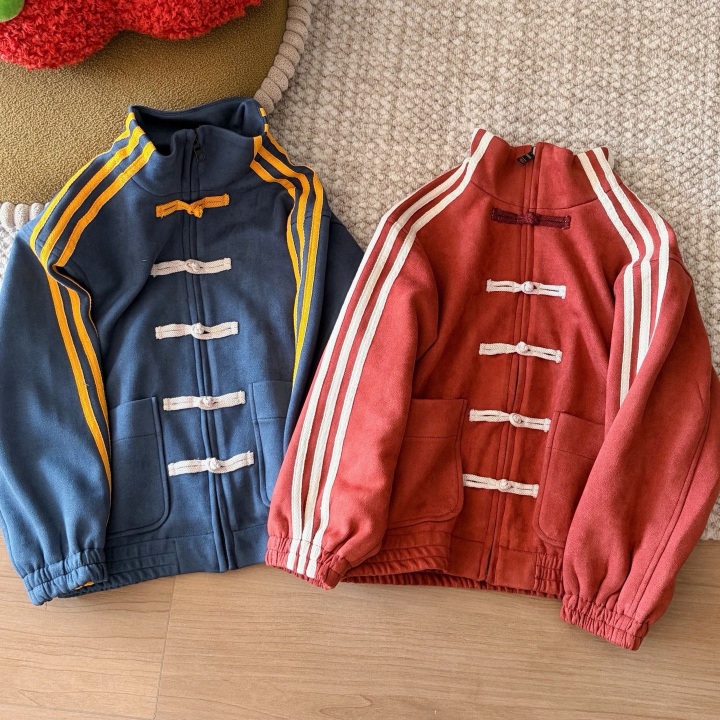 儿童外套新中式风立领盘扣夹克男女童拜年服加厚保暖外套国潮风,童装/婴儿装/亲子装,普通外套,淘宝优惠券,粉丝福利购,淘宝优惠卷