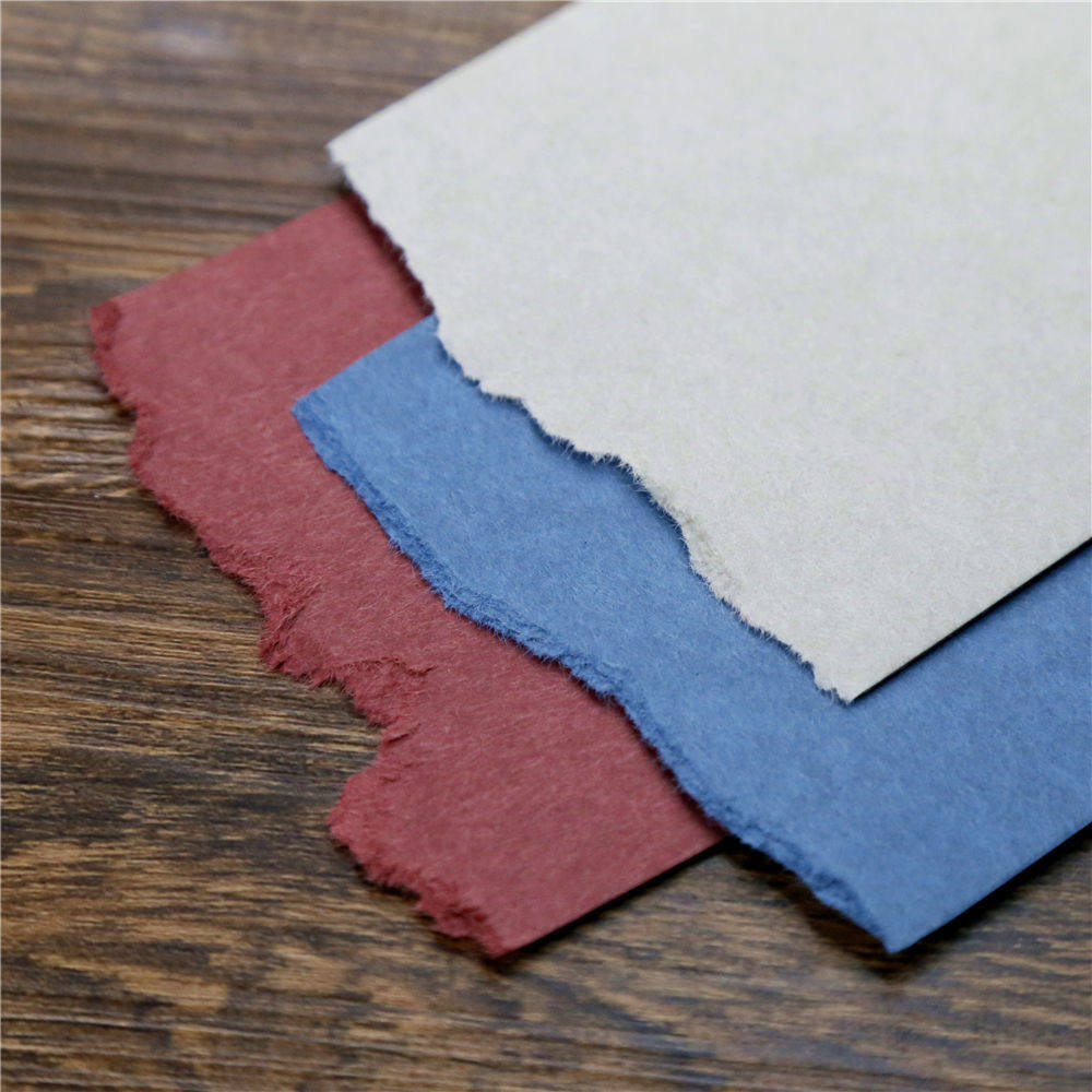 안감 종이 카드 300G 빈 엽서 손으로 그린 ??카드 DIY 레트로 캐시미어 종이 고무 스탬프 인쇄 15*10CM