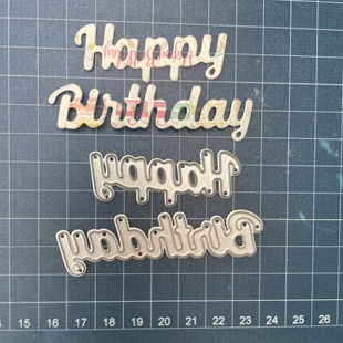 字母数字字符刀模纸艺机裁切割刀模贺卡相册压花机盒子贺卡刀片