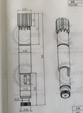 沈阳大连CW6163/CW6180车床配件6012齿轴M1.5/Z20/M3/Z13轴承机床