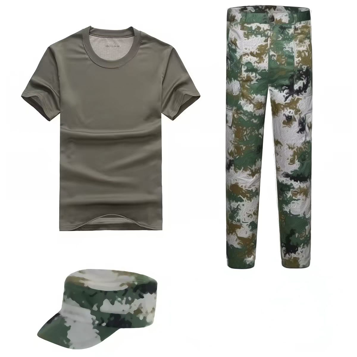 迷彩服套装男春秋款户外训练服耐磨劳保服工作服套装男女款军训服