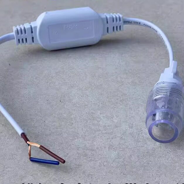 三雄极光220V电源线插头光河LED灯带驱动接头插接电连接配件图片