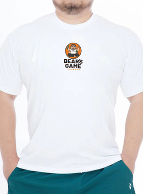 XANTHINET恤联名ENOCH拳力的游戏剪刀石头布落肩大码纯棉宽松卡通