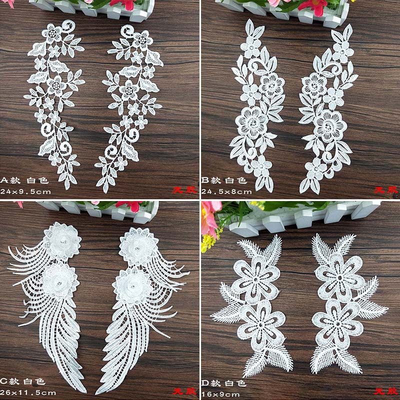 大号黑白色水溶花蕾丝刺绣布贴 婚纱礼服装饰贴花diy新娘头饰布料|ruв категории домашний ткань, швейная diy материалов, инструментов и готовой продукции, швейная diy аксессуары/аксессуары/аксессуары, ткань паста - от Buy2taobao.com для оказания профессиональной услуги покупки агента Taobao