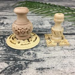 大欧鸟笼抓葫芦红木黄杨雕花鸟笼竹制画眉笼竹鸟笼雕刻全套配件