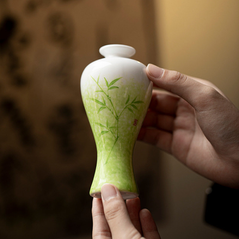 景德镇手工手绘美人花瓶创意小清新花器插花书桌家居摆件瓷器招财,家居饰品,花瓶,淘宝优惠券,粉丝福利购,淘宝优惠卷