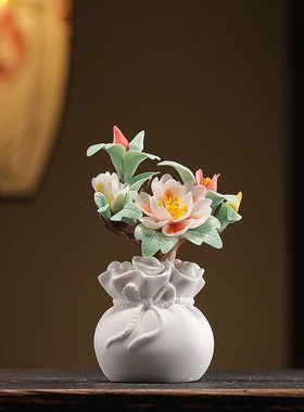 代代有钱新中式花瓶摆件
