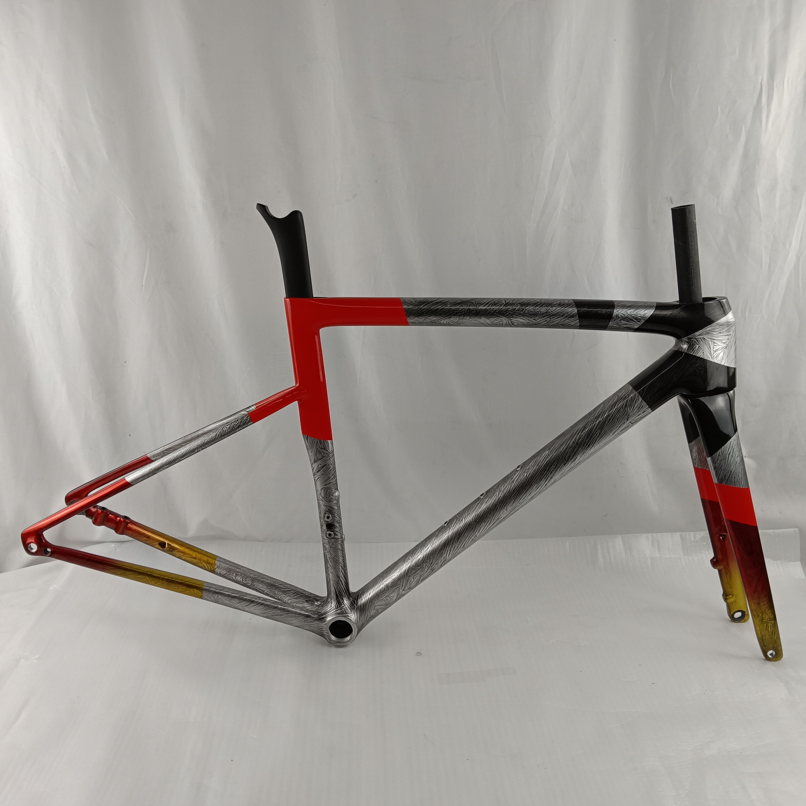 全碳纤维公路碟刹车架全内走线SL8同款带车把49cm 52cm周年纪念版