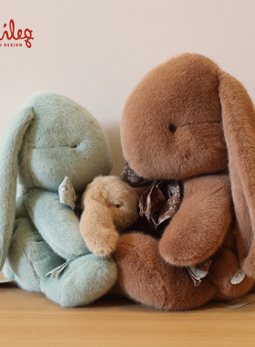 Maileg 24新软萌兔兔迷你小鸡婴儿宝宝安抚娃娃超软兔子毛绒公仔