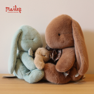 Maileg 24新软萌兔兔迷你小鸡婴儿宝宝安抚娃娃超软兔子毛绒公仔
