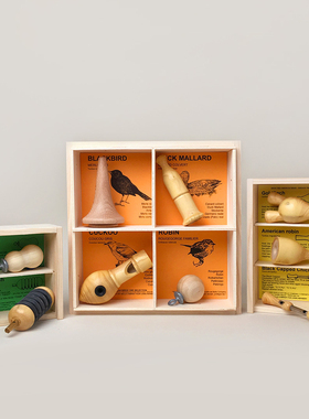 Quelle est Belle 法国木制鸟笛叫鸟器鸟鸣器仿鸟叫儿童音乐玩具