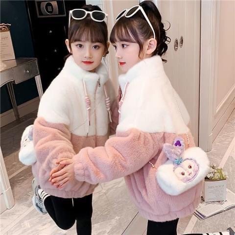 女童新款秋冬季加绒外套卡通休闲仿皮草大衣儿童棉衣冬保暖,童装/婴儿装/亲子装,皮草/仿皮草,淘宝优惠券,粉丝福利购,淘宝优惠卷