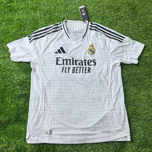 Adidas 皇马 皇家马德里 2425主场球员版短袖球衣足球服 ix8095