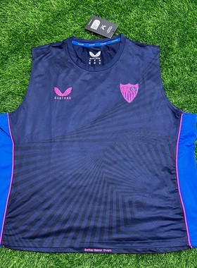 Castore 塞维利亚 2223球员版训练无袖背心足球服 女 冷门球衣