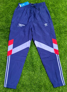 Adidas 阿森纳 男子足球复古训练收腿裤文化比赛运动长裤 IS6500