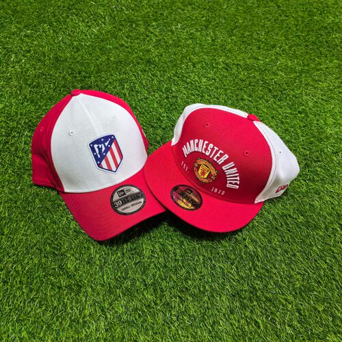 NEW ERA 曼联 马竞 联名足球周边球迷帽 纽亦华鸭舌帽太阳帽