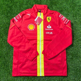 PUMA 法拉利 F1联名2024全广告版长袖抓绒运动外套软壳夹克