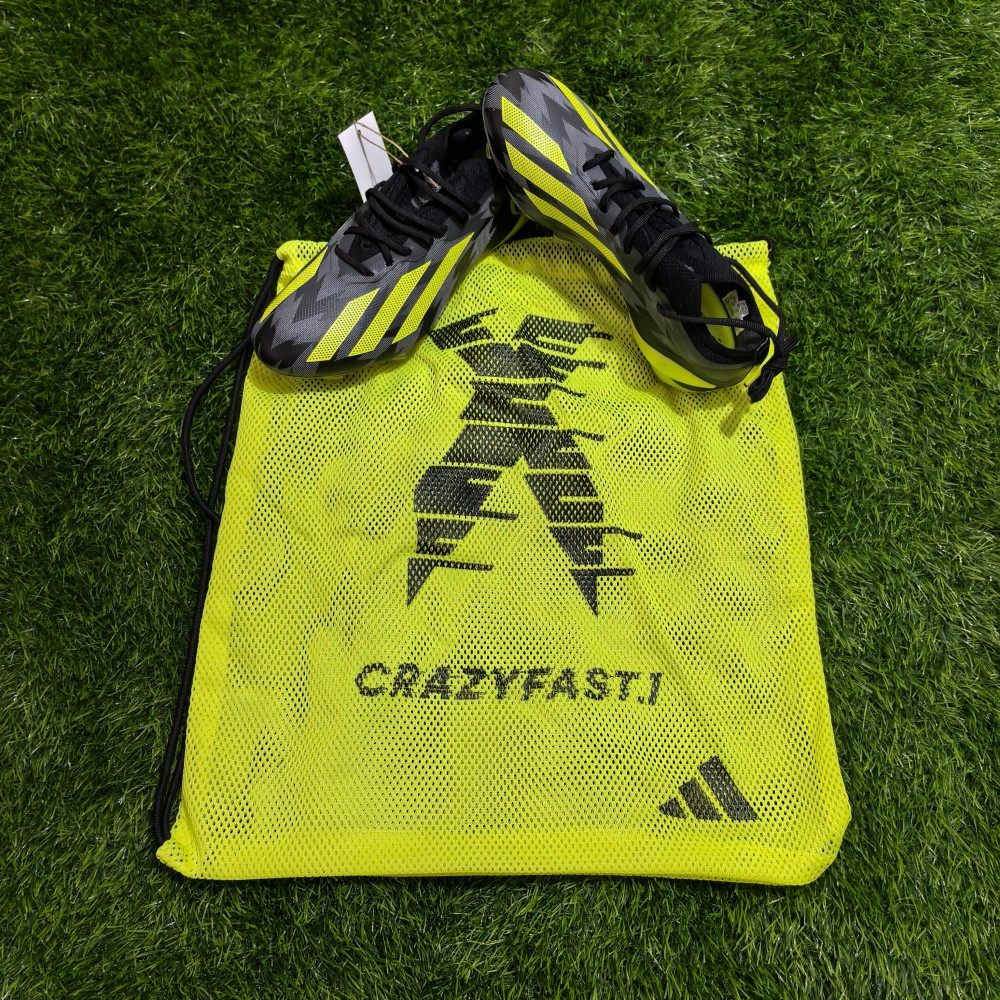 36码 Adidas  X CrazyFast.1 带鞋袋超顶FG天然草足球鞋 IG0670