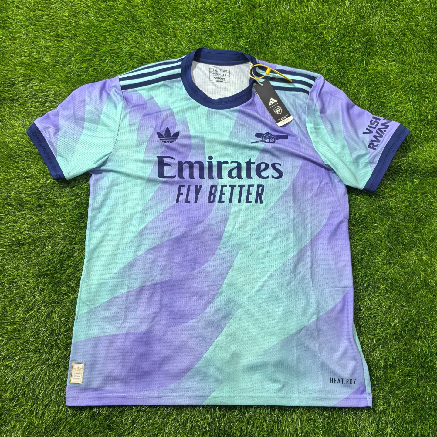 Adidas 阿森纳 2425赛季第二客场球员版球衣足球服 iz0112