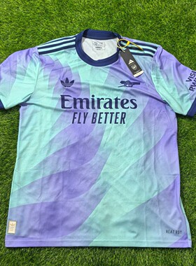 Adidas 阿森纳 2425赛季第二客场球员版球衣足球服 iz0112