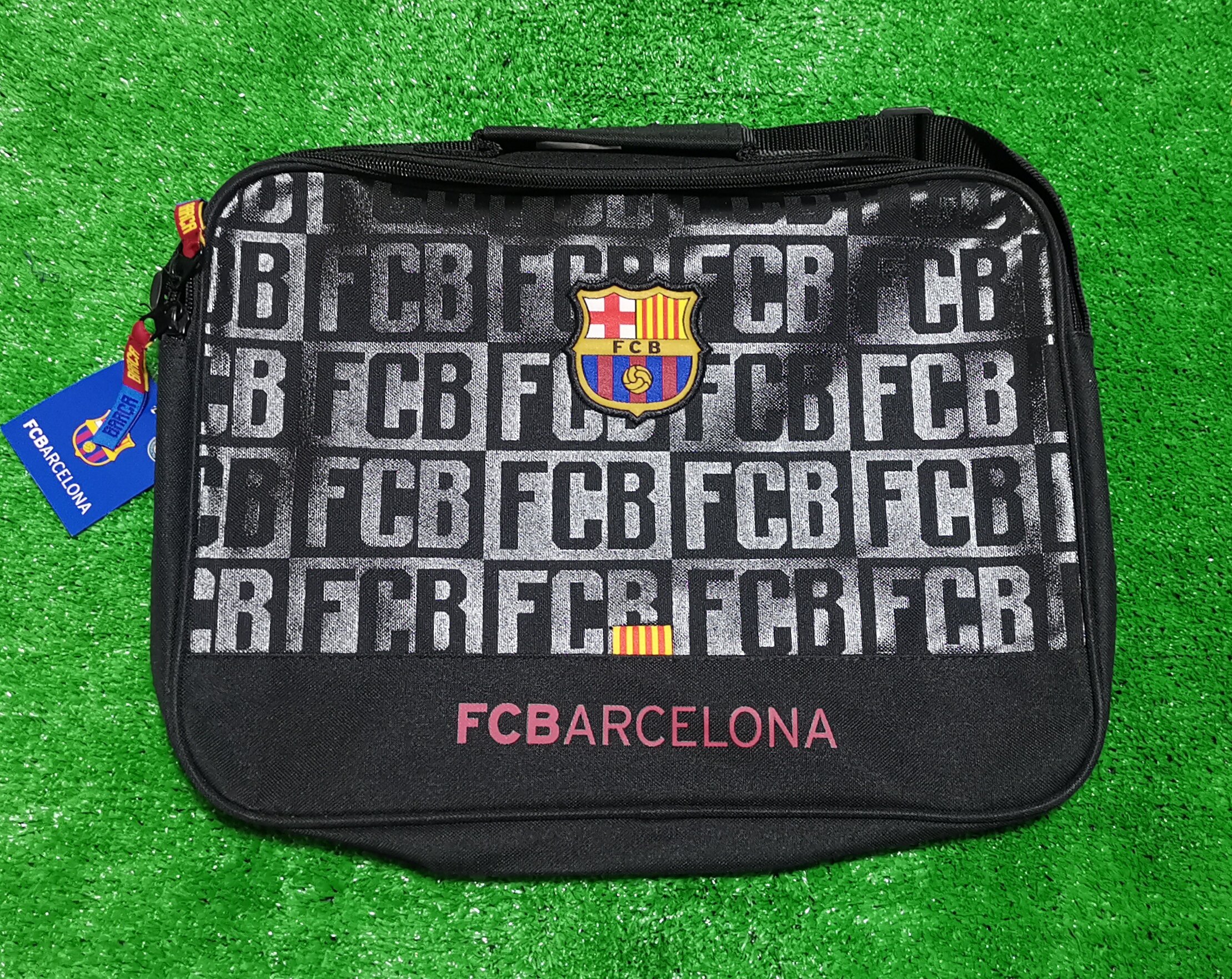 官方正品 巴塞罗那俱乐部周边足球球迷礼物 巴萨队徽电脑包公文包