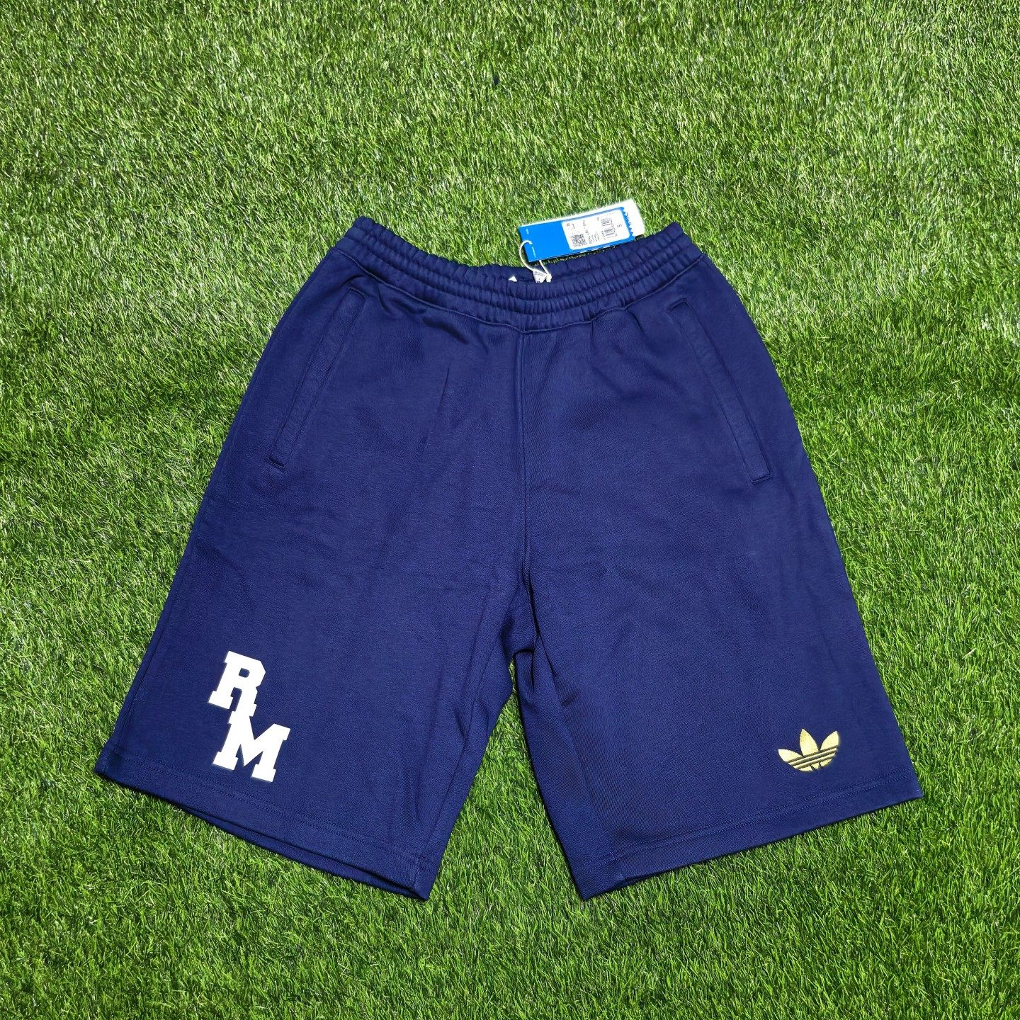 ADIDAS 三叶草 皇马 皇家马德里 足球复古运动休闲短裤 jf2588