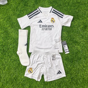 Adidas 皇马 皇家马德里 2425小童儿童球衣球裤球袜套装 it5175