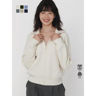 女装 新款 舒芙蕾拉炼针织开衫 外套休闲秋冬季 480490 毛衣毛衫 店249