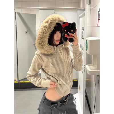 BeOurRule美式绒感条纹