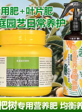 枇杷果树专用肥料盆栽种植枇杷树苗营养液发黄干枯焦下垂叶面肥料