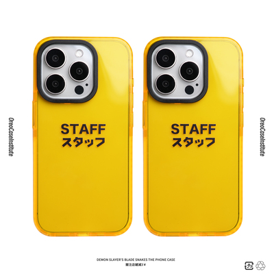 原创设计服务人员工作人员手机壳ins风适用于苹果iPhone 17/16/14/13Promax华为Mate70Pro三星S25小米15Pro