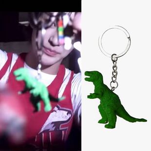 高品质新款CORTIS安乾镐严成玹同款恐龙蜘蛛侠钥匙扣书包挂件
